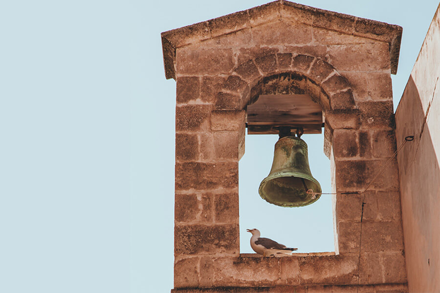 Castelsardo: Glockenturm der Kathedrale